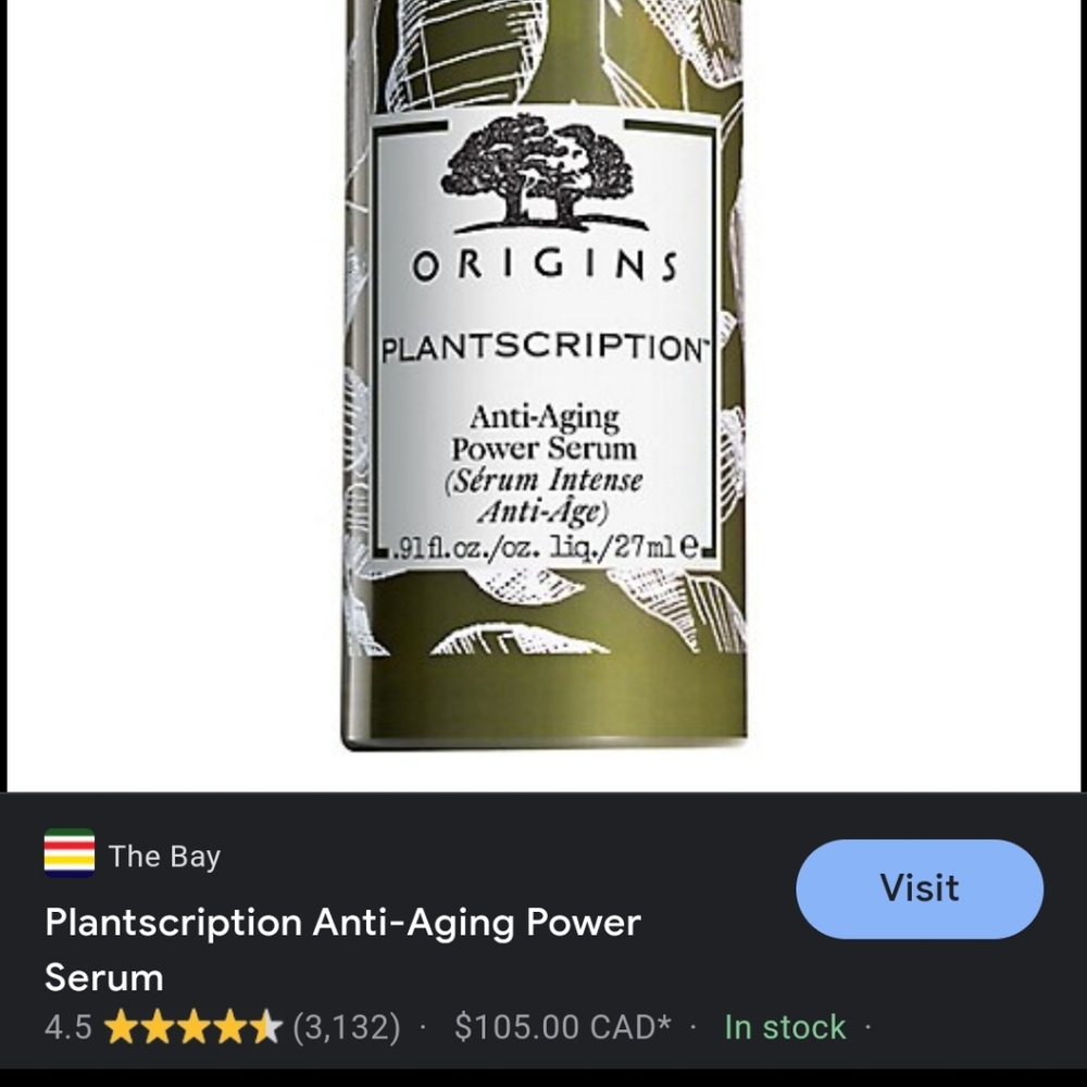 Origins anti-aging power serum 15ml*6 = 3 full size product.